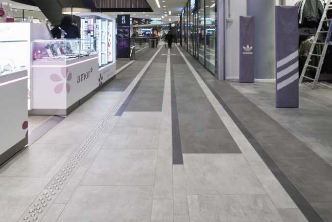 City Passage di Bielefeld. Geometries games for high-quality coatings
