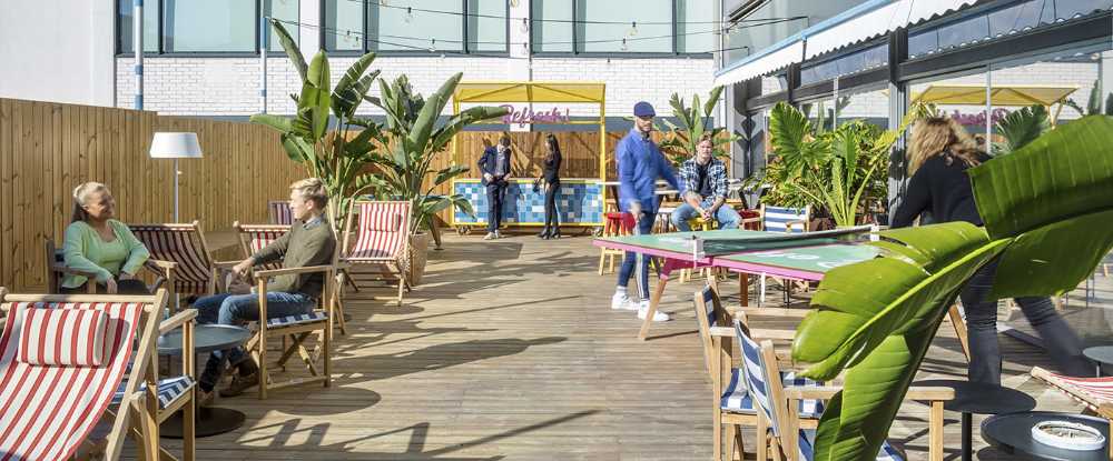 Le nouveau siège social à Barcelone. La plage inspire la conception des espaces de travail
