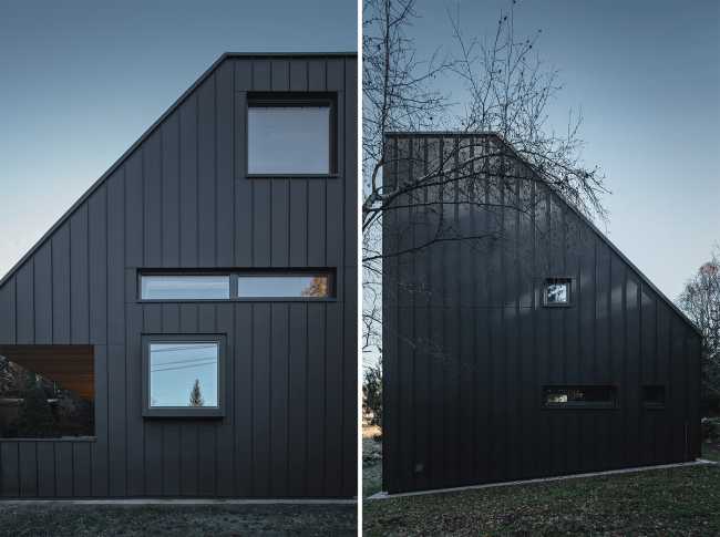 Chalet rivestito in alluminio