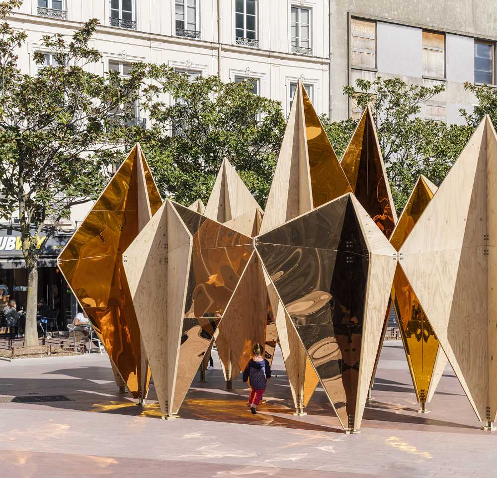 Fôret, la instalación artística que integra bosque y ciudad.