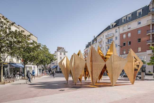 Fôret, la instalación artística que integra bosque y ciudad.