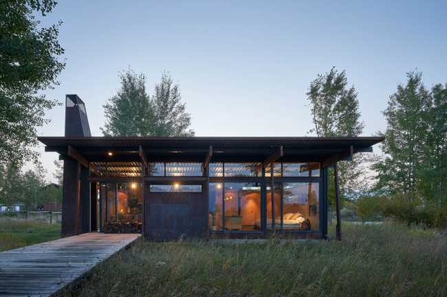 Abitazione come un capannone vernacolare