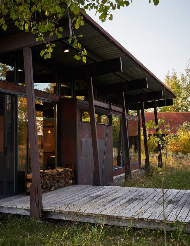 Abitazione come un capannone vernacolare