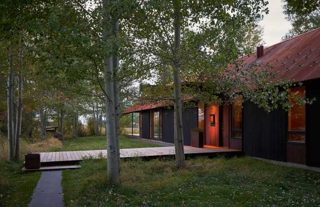 Abitazione come un capannone vernacolare