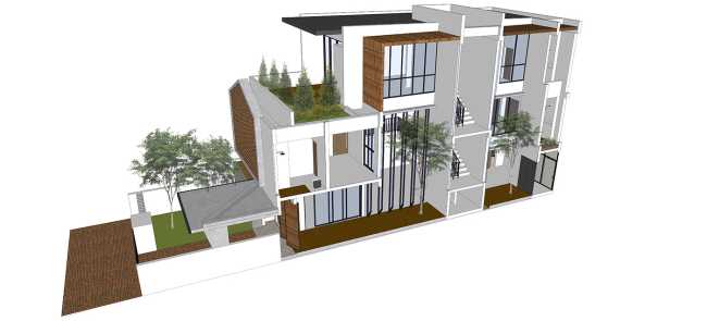 Outdoor che irrompe nell’indoor. Luce, cielo, aria e vegetazione vivificano una casa industrial-chic