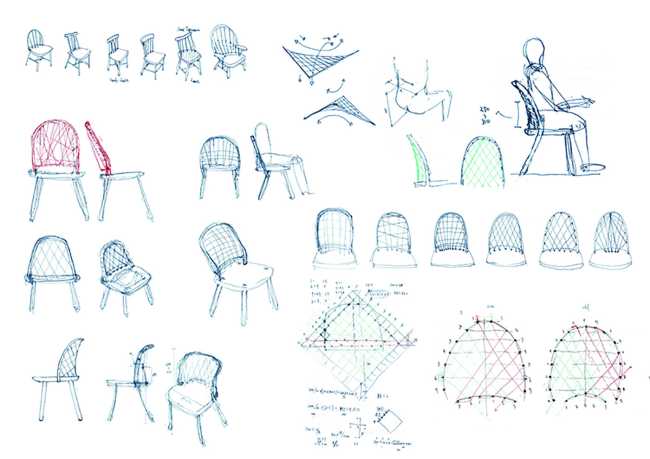 Paraboloid: comfort and aesthetics for a design-chair