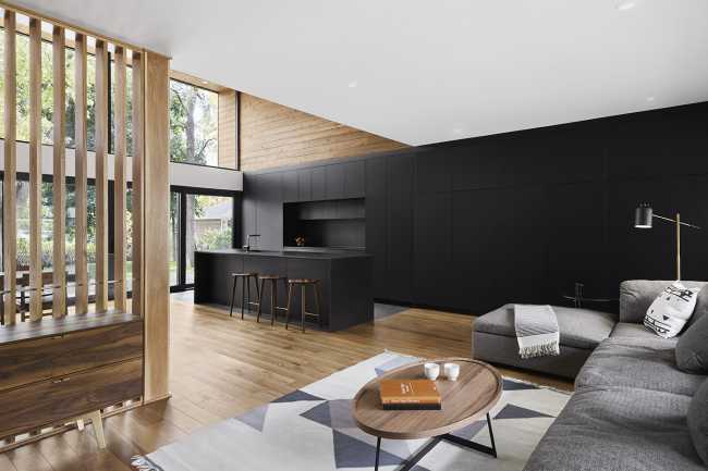 Pearl  House, ampliamento e riprogettazione di un volume esistente. Un grande spazio unico da vivere in famiglia