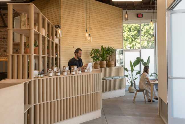 California headquarters for the Big and Tiny brand. Playground for adults and children