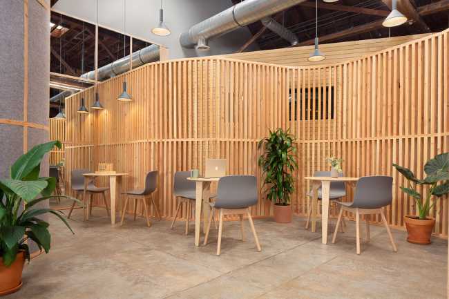 California headquarters for the Big and Tiny brand. Playground for adults and children