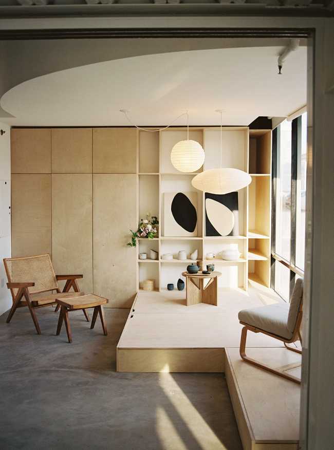 Japanese-inspired flat. Asian design for an urban zen retreat