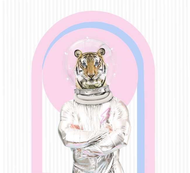 Wonder Galaxy pour Casa Decor. Une installation futuriste et ludique qui évoque les rêves d'enfance