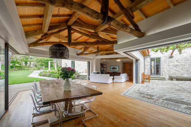 Propiedad del siglo XVIII en Oporto. Cada zona rediseñada se convierte en un lugar único