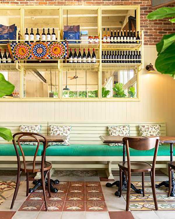 The advantage of being different. Italian cuisine + architecture embody the slogan