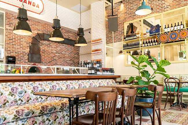 The advantage of being different. Italian cuisine + architecture embody the slogan