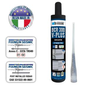 Vinylester seismic resin for bars - BCR V-PLUS