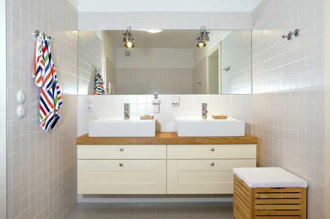 Farm surrounded by the picturesque Bohemian nature. New wooden farm building