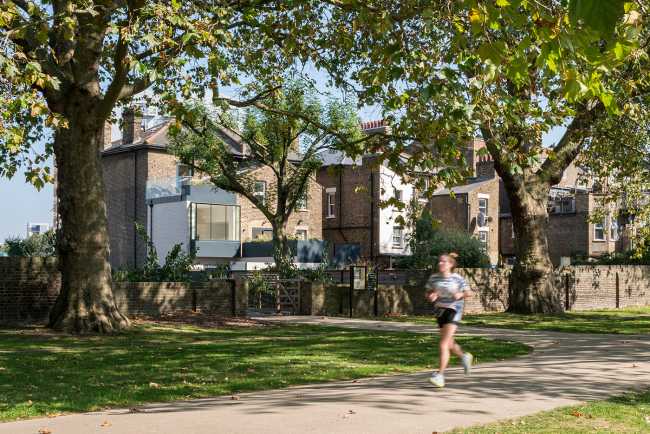Revisiting a Victorian home. Materials and colors combine to offer new opportunities for light and space