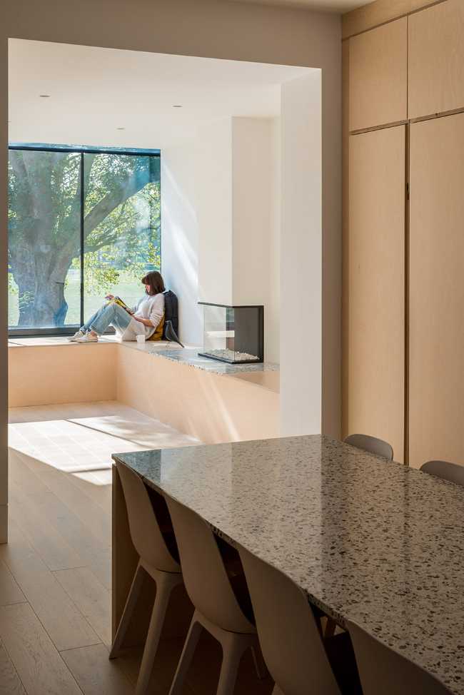 Revisiting a Victorian home. Materials and colors combine to offer new opportunities for light and space