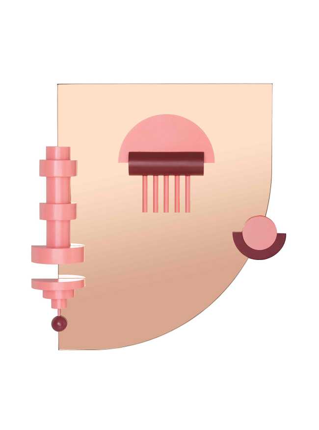 MASQ miroirs et vases: accessoires entre masques précolombiens, art et ironie