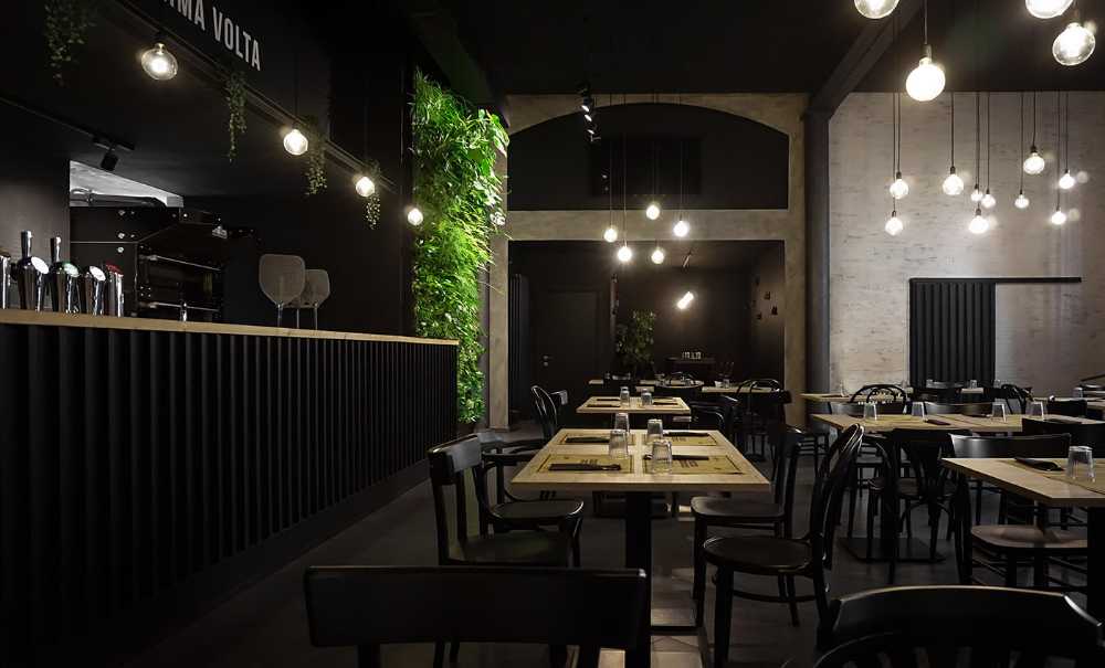 Gourmet pizzeria in the heart of Turin. The theater inspires the conversion