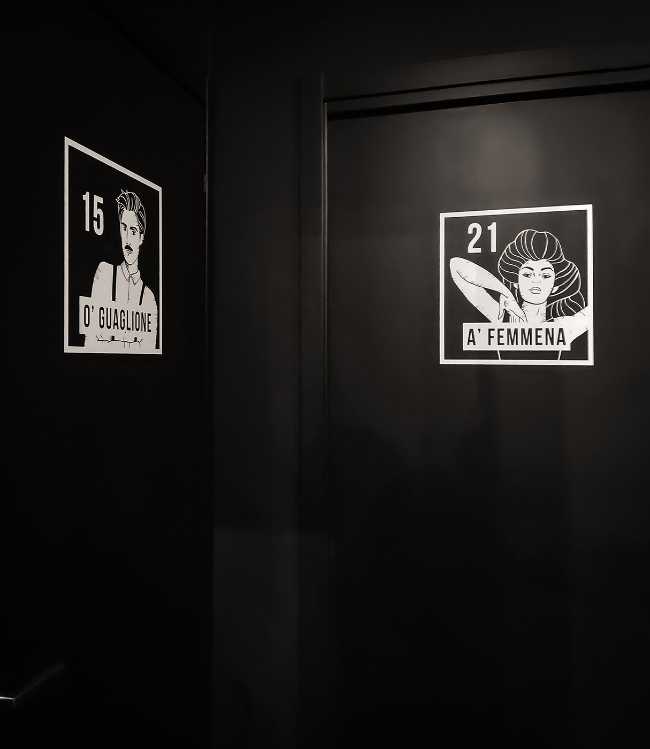 Gourmet pizzeria in the heart of Turin. The theater inspires the conversion