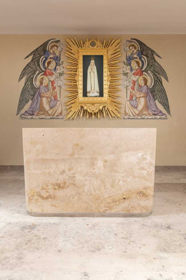 Shrine of Our Lady of Fatima, architectural interventions to preserve the atmosphere