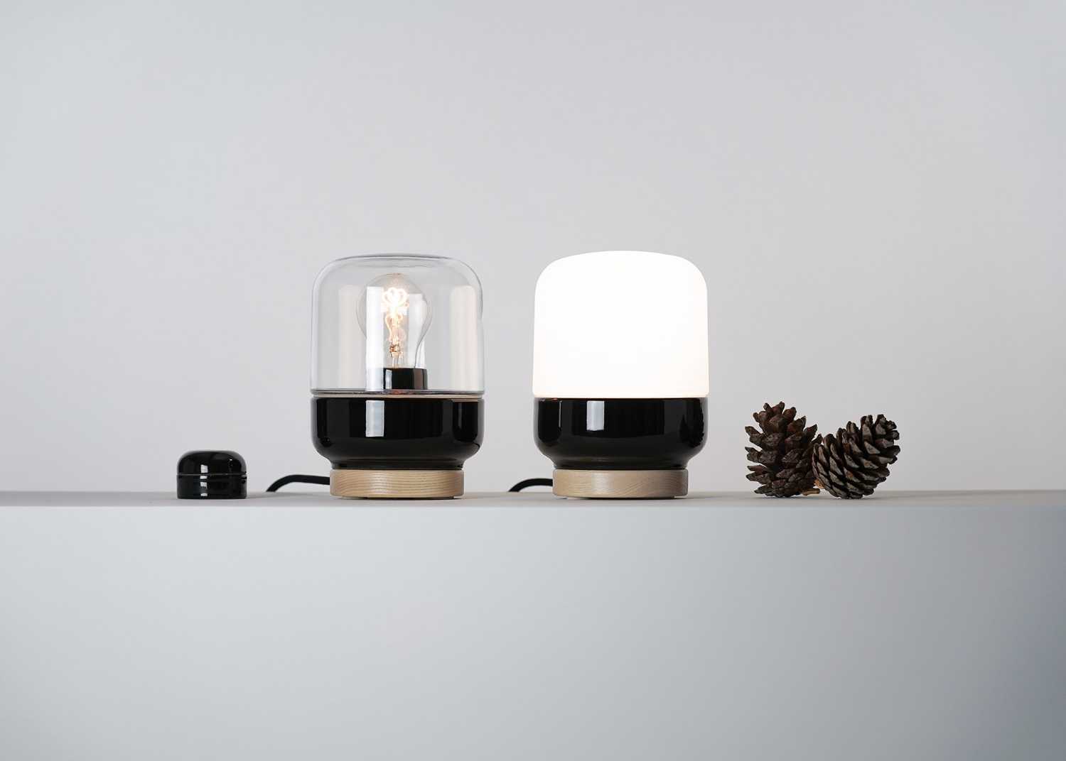 Growing Ohm porcelain light collection embraces the retrofit bulb