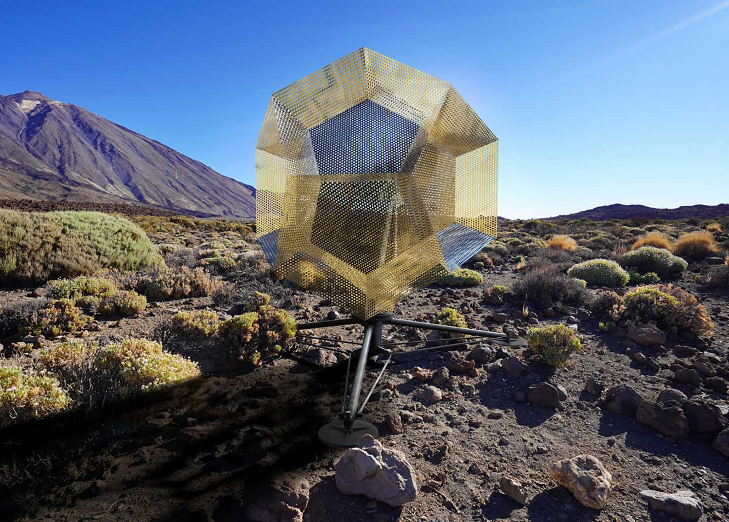 Solar Quartz, un'installazione enigmatica e onirica immaginata sull’isola di Tenerife