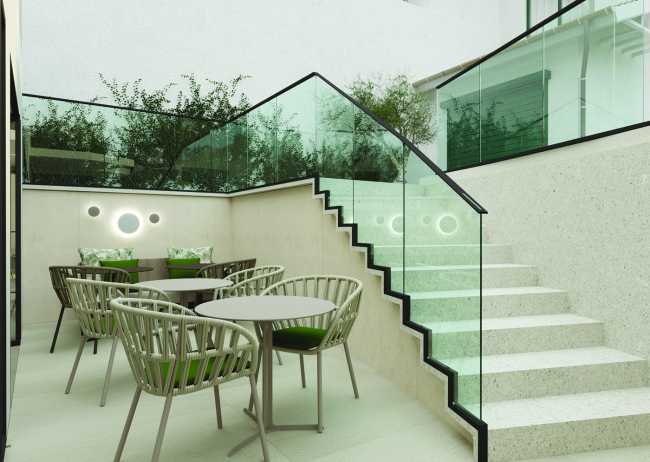 Martini 17. A hotel that welcomes greenery and turns it into a scenery