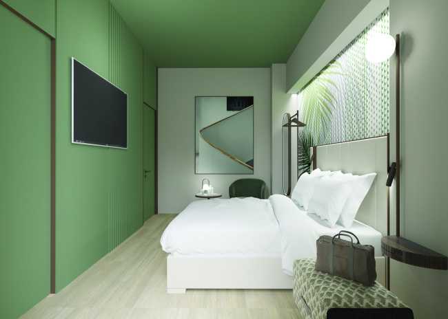 Martini 17. A hotel that welcomes greenery and turns it into a scenery