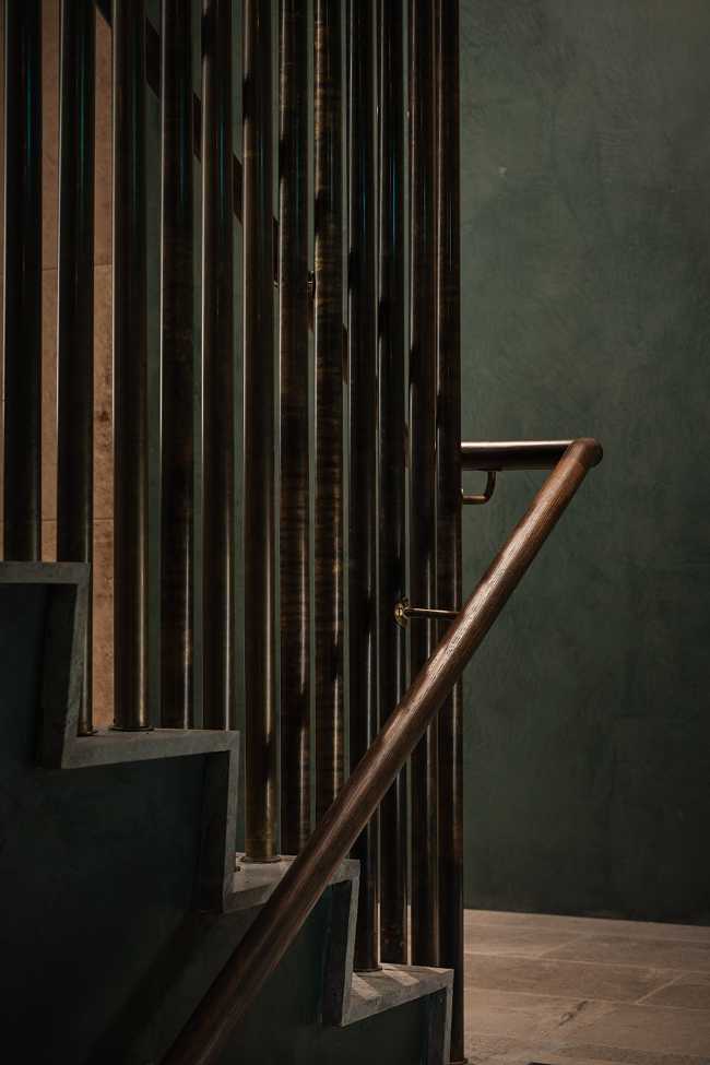 Prestigious club in New Zealand. A mantle of ivy wraps the century-old building