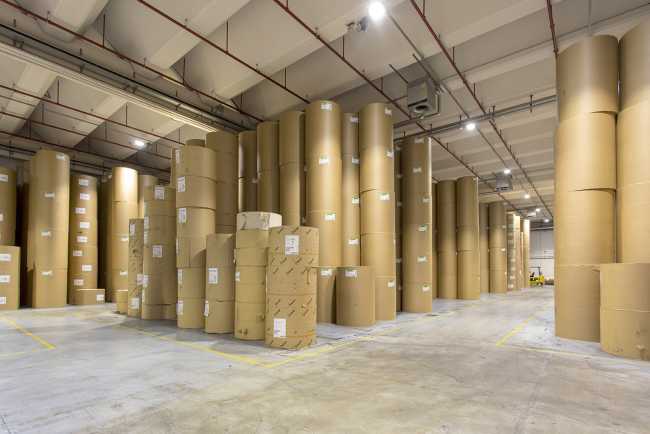 Isolamento delle vibrazioni causate da una nuova rotativa nello stabilimento di Centro Stampa Quotidiani a Brescia