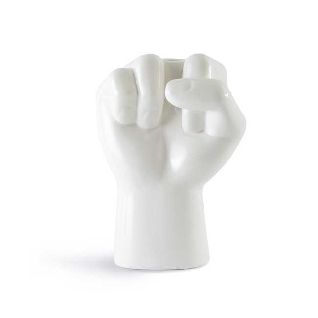 Un vaso di fiori con messaggio: FCK Vase, we FCKing love you!