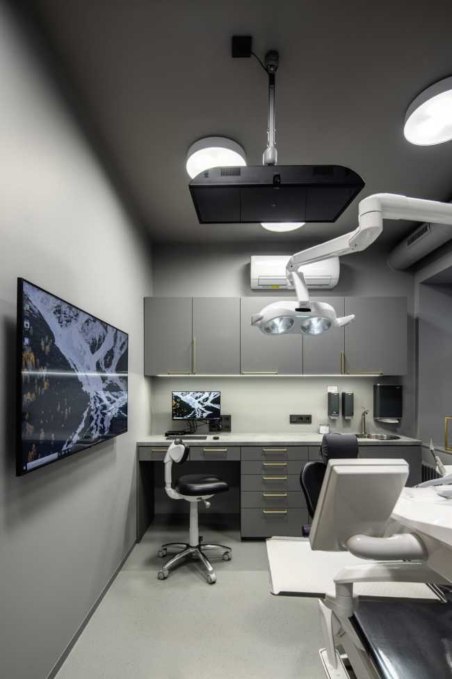 Textures and colours to relax at the LAVA Dental Clinic in Riga: a contemporary dental clinic