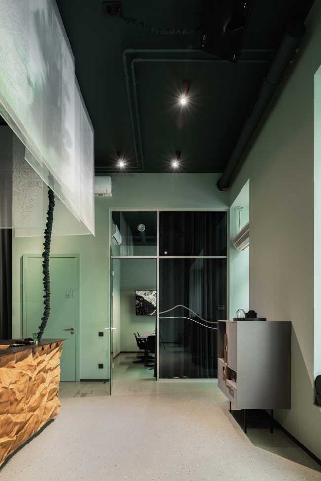 Textures and colours to relax at the LAVA Dental Clinic in Riga: a contemporary dental clinic