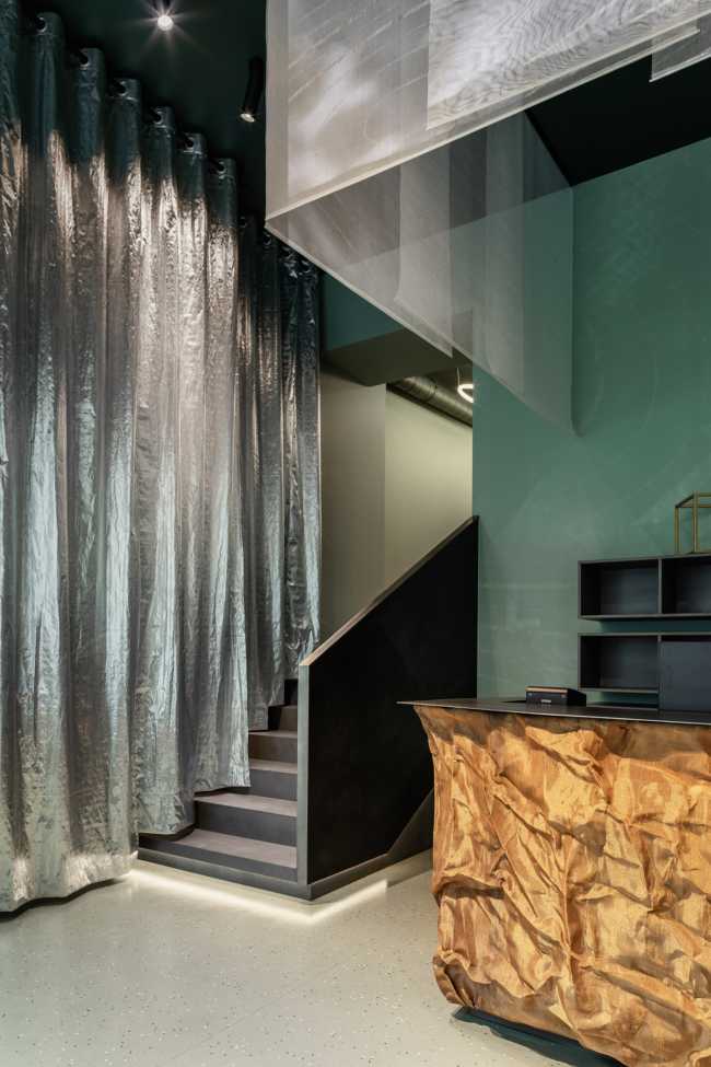 Textures and colours to relax at the LAVA Dental Clinic in Riga: a contemporary dental clinic