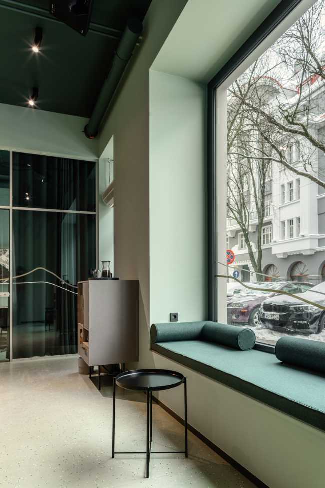 Textures and colours to relax at the LAVA Dental Clinic in Riga: a contemporary dental clinic