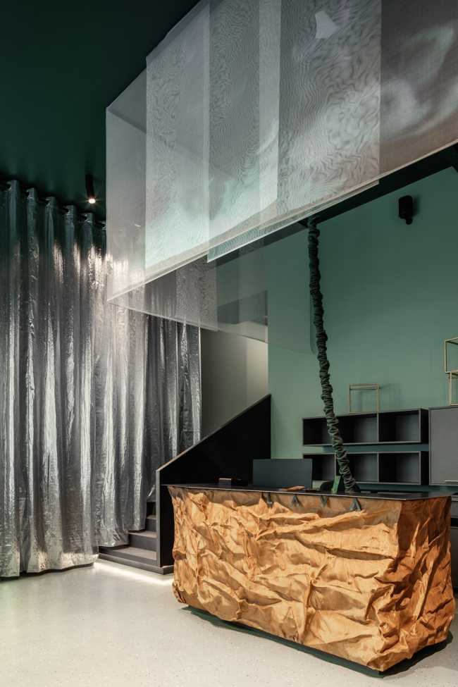 Textures and colours to relax at the LAVA Dental Clinic in Riga: a contemporary dental clinic