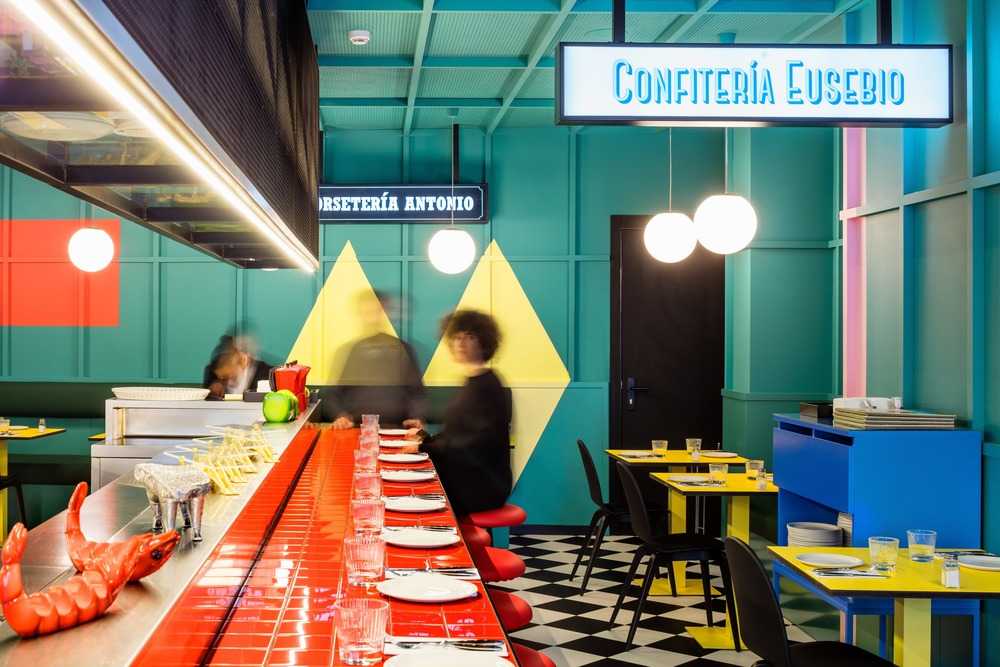 Las Chicas, Los Chicos y los Maniquís: color is the undisputed protagonist of the Madrid restaurant