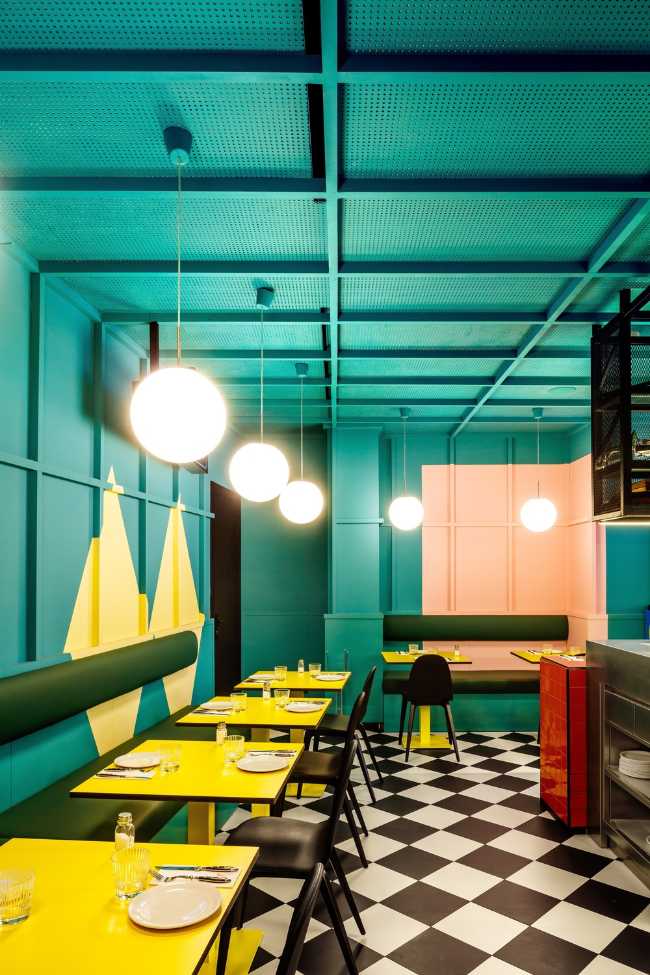Las Chicas, Los Chicos y los Maniquís: color is the undisputed protagonist of the Madrid restaurant