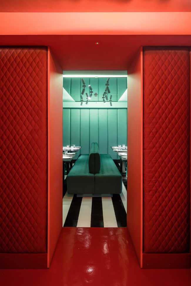 Las Chicas, Los Chicos y los Maniquís: color is the undisputed protagonist of the Madrid restaurant