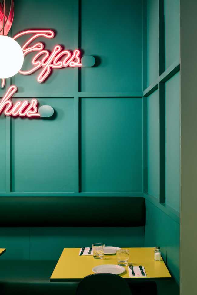 Las Chicas, Los Chicos y los Maniquís: color is the undisputed protagonist of the Madrid restaurant