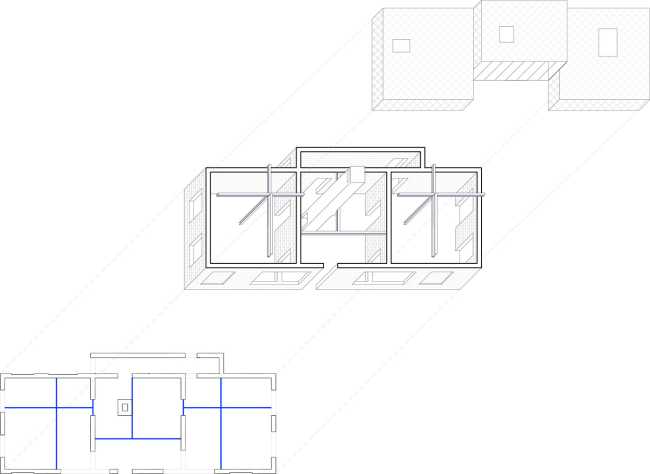 Maison C-VL: d'un bungalow discret à une maison avec des éléments de construction originaux et des espaces pour vivre spontanément