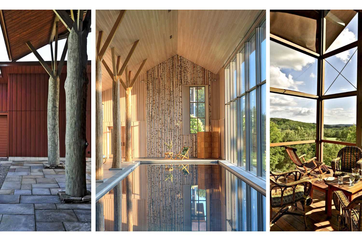 Lazy Bear Pool House: una immensa pool house in legno per una fuga tropicale... a casa propria