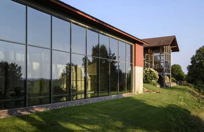 Lazy Bear Pool House: a huge wooden pool house for a tropical getaway...at home