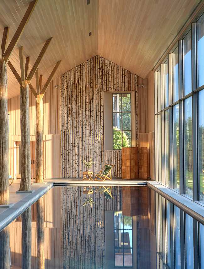 Lazy Bear Pool House: a huge wooden pool house for a tropical getaway...at home