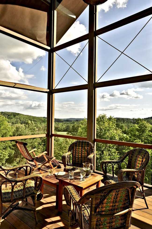 Lazy Bear Pool House: a huge wooden pool house for a tropical getaway...at home