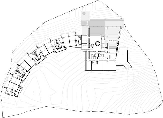 Uman Lodge in Cile, texture di legno e viste mozzafiato