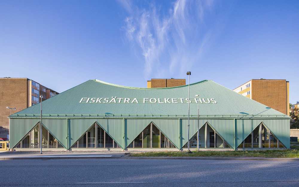 Centro Cultural Folkets Hus (La casa del pueblo): un nuevo centro de regeneración urbana y de la comunidad en las afueras de Estocolmo