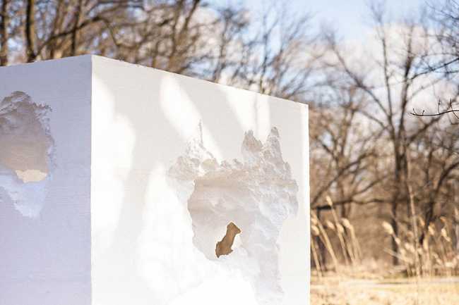 Final Foam Home: the power of erosion to shape architectural space